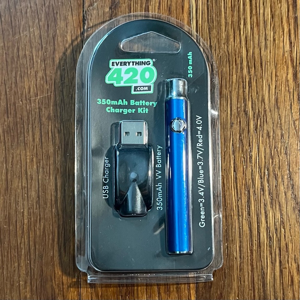Everything 420 350mAh Battery Charging Kit (Blue)